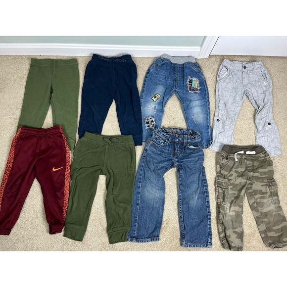 22 Pcs Size 3T Toddler Boy’s Clothes Spring Fall Winter Long Sleeve Mixed Brands - Picture 6 of 9